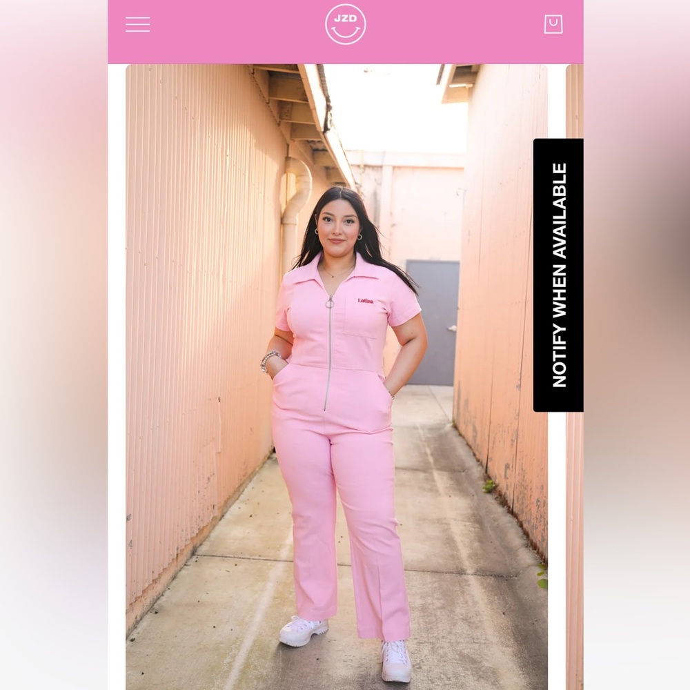 JZD Pink Latina Jumpsuit